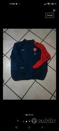 ARSENAL NIKE FELPA DUAL COLOR ROSSO/BLU