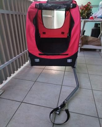 Rimorchio bici per cani taglia media mai usato