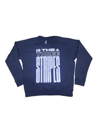 Felpa Adidas nero "The Three Stripes" - Taglia M