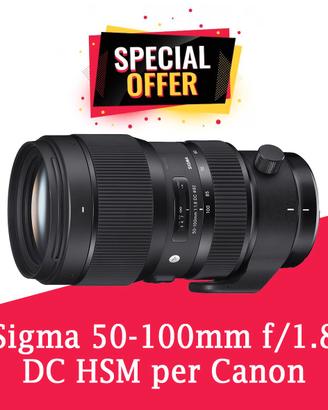 Sigma 50-100mm f/1.8 DC HSM per Canon
