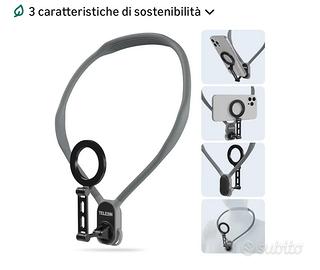 TELESIN Max Magnetico di Lunghezza Estesa da Collo