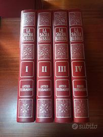 La Sacra Bibbia - Antico Testamento in 4 volumi