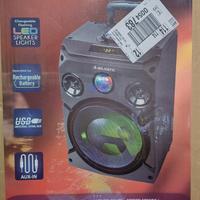 speaker trolley Bluetooth 120 watt ingressi aux US