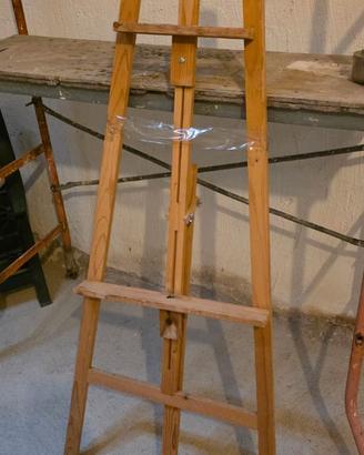 Cavalletto da pittore in legno