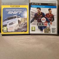 Need For Speed Shift + Fifa 14 PS3