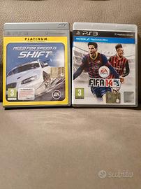 Need For Speed Shift + Fifa 14 PS3