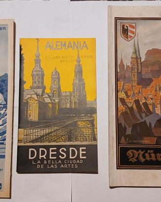 N. 6 GUIDE TURISTICHE CITTA' EUROPEE ANNI '30