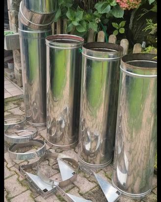 canna fumaria acciaio inox tubi d 300