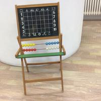 Lavagna gioco in legno anni '50 da collezione