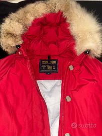 Giubbotto woolrich donna rosso