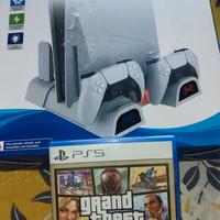 STAND VERTICALE 3IN1 PER PS5 + GTA V