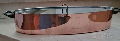 Pesciera in rame Alessi