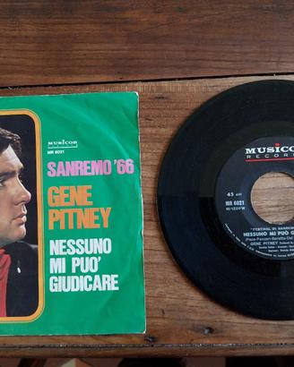 45 giri Gene Pitney Nessuno mi può giudicare