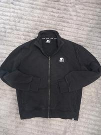 Felpa Starter Taglia S Full Zip nera