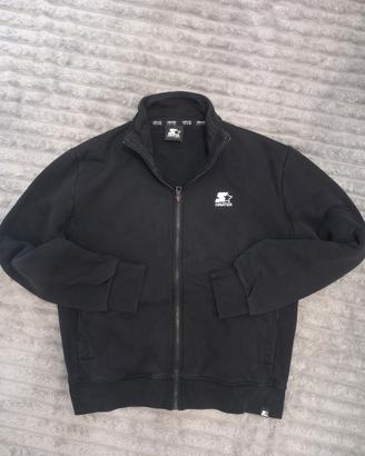 Felpa Starter Taglia S Full Zip nera