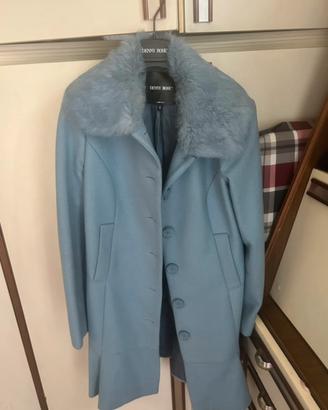 Cappotto azzurro Denny Rose