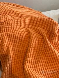 Copridivano 3 posti arancione