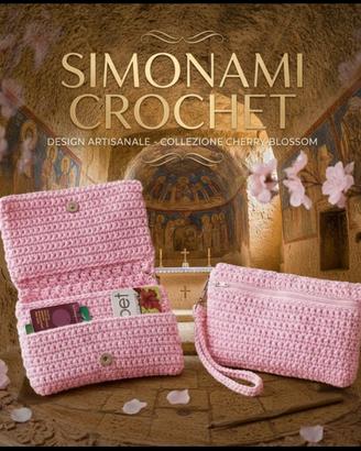 Portafoglio Artigianale Simonami Crochet - Rosa