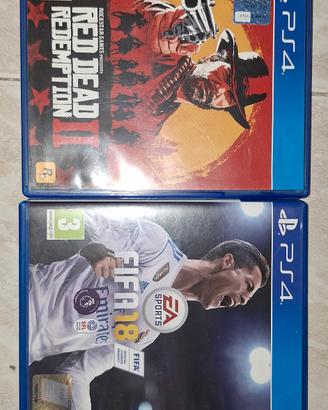 Red Dead Redemption 2 + FIFA 18 - PS4 
