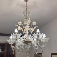 Lampadario vetro di murano originale