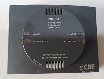Regolatore di carica CBE PRS240 con pannello test 