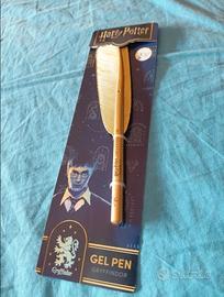 Penna gel Piuma Dorata Harry Potter Grifondoro 