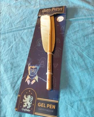 Penna gel Piuma Dorata Harry Potter Grifondoro 