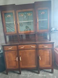 credenza in noce