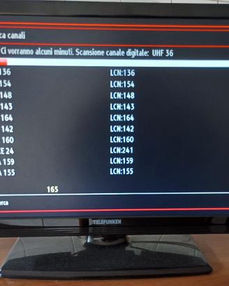 televisione Telefunken 22 pollici