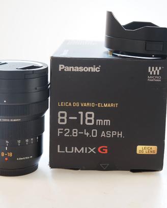 PANASONIC LEICA DG VARIO-ELMARIT 8-18 F 2.8-4