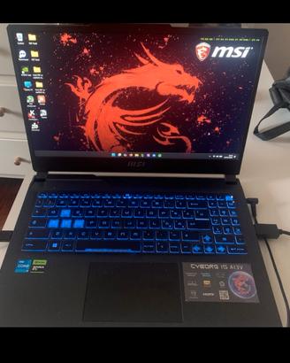 Msi Cyborg 15 A13V + Monitor Msi 27”