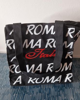 Borsa con scritta Roma