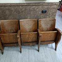 Sedie in legno cinema anni 50'