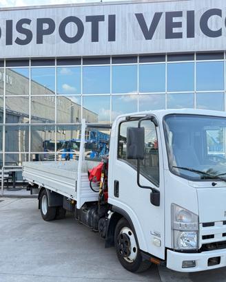 Isuzu L35 evolution cassone fisso + gru