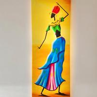 46*112 cm.  
Quadri fiori 
120*40 cm 
Te