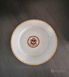 Elegante piatto tondo da portata in finissima porc