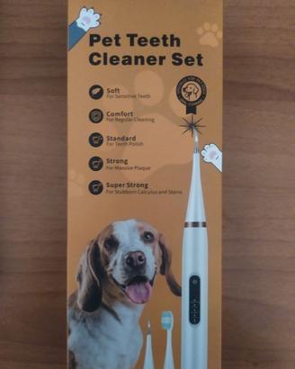 KIT COMPLETO PULIZIA DENTI CON ULTRASUONI PER CANI