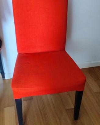 Sedie colore rosso