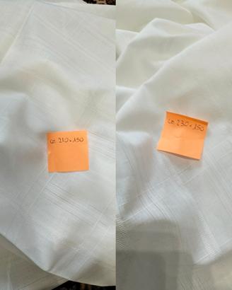 due scampoli in misto lino