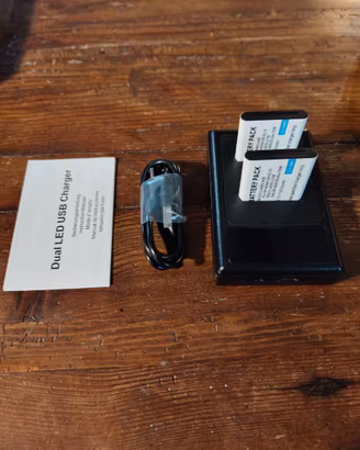 Batteria Li-40B Li-42B con caricatore USB