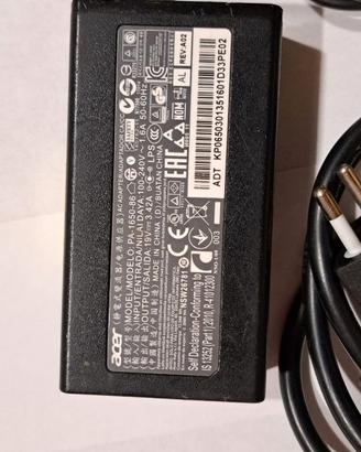 Alimentatore originale Acer 65W 19V 3.42A PA-1650-