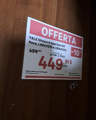 Porta blindata da interni (nuova)