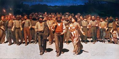 POSTER VINTAGE IL QUARTO STATO