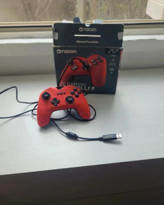 Controller Nacon Usb Rosso