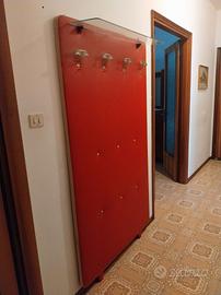 pannello da parete appendiabiti vintage anni '60