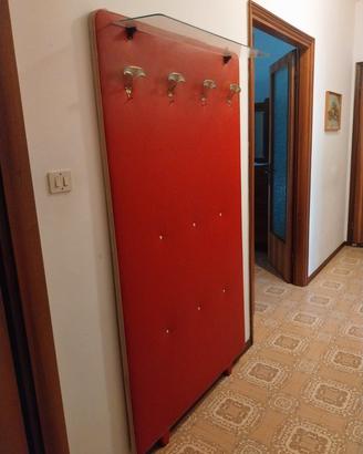 pannello da parete appendiabiti vintage anni '60