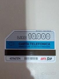 Scheda telefonica SIP  "Compagna di tutti i giorni