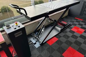 Ponte sollevatore moto ribassato 80mm portata400kg