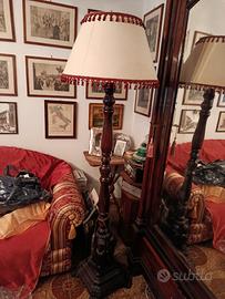 piantana lume barocco xix secolo