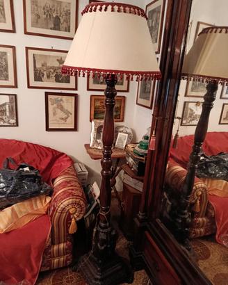 piantana lume barocco xix secolo